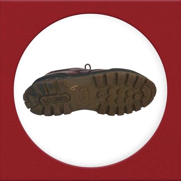 ECCO Track Gore-Tex Brown Leather Lace Up Sneaker Shoes Mens Euro 45‎ US 12 - Picture 15 of 16